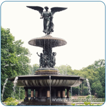 Large Bronze Angel Water Fountain For Sale